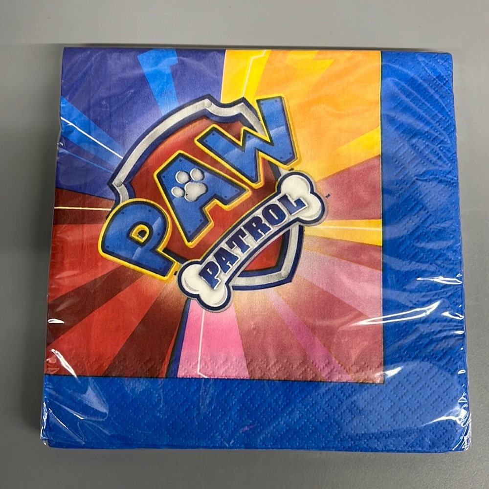 Unisex Paw patrol party supplies
